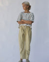 VALAN TROUSERS | PARSNIP WITH DRIED HERB STITCH