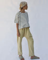 VALAN TROUSERS | PARSNIP WITH DRIED HERB STITCH